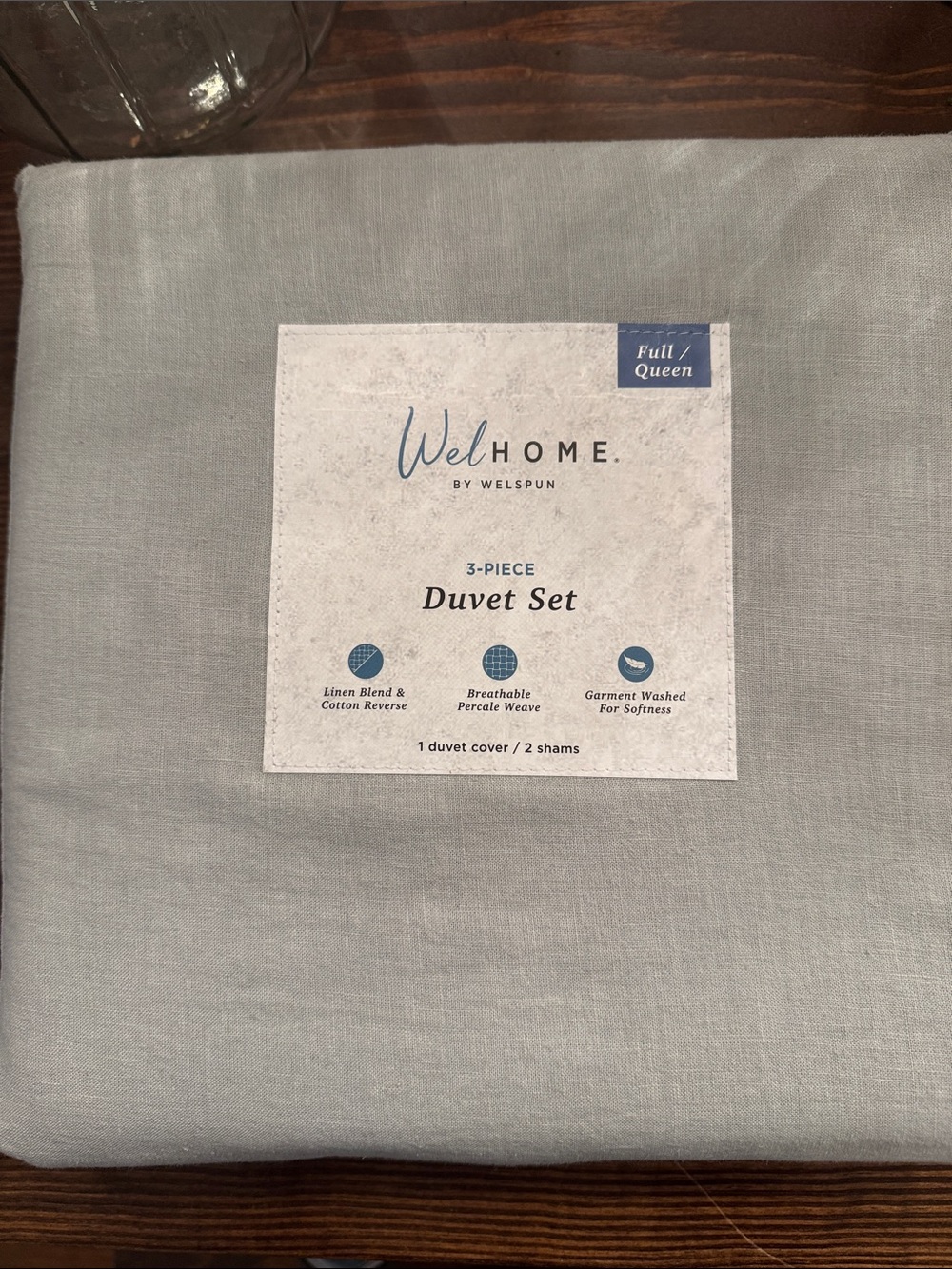 Full/Queen 3-Piece Duvet Set in Sage